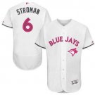 Men/Youth's Toronto Blue Jays #6 Marcus Stroman White Mother's Day Flexbase Jersey