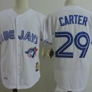 Men/Youth's Toronto Blue Jays #29 Joe Carter White 1993 Cooperstown Jersey