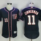 Men/Youth's Washington Nationals #11 Ryan Zimmerman Navy Flexbase Jersey