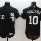 Men/Youth's White Sox 10 Yoan Moncada Black Flexbase Jersey