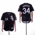 Men/Youth's White Sox 34 Michael Kopech Black Flexbase Jersey