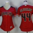 Women Arizona Diamondbacks #44 Paul Goldschmidt Red Sedona Jersey