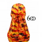 DuRag Orange Camo Wave Cap for men ASAP Ferg Camron IG