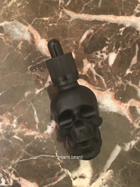 Skull Dropper Black 30ml Empty GLASS Bottle Perfume Oil Bottle Refill 1 oz