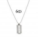 Punk Necklace Mens Rocker Straight Edge Gothic Biker Edgy Retro 90's