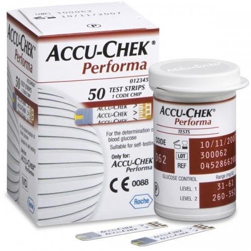 Accu-check Performa (Glucose) Test Strips By Roche Dignostics