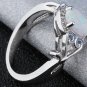 Australia Fire Opal Ring Wedding Engagement ,Ring