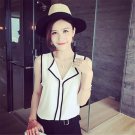 Women Summer Chiffon Blouses Shirts Lady Girls Elegant