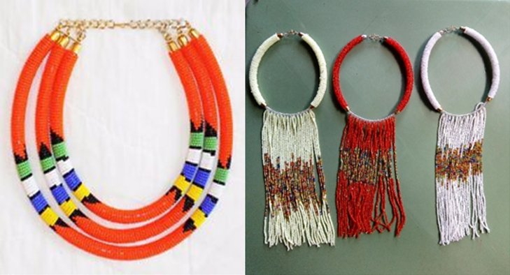 Maasai triple Chockers