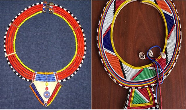 Maasai collar Necklaces