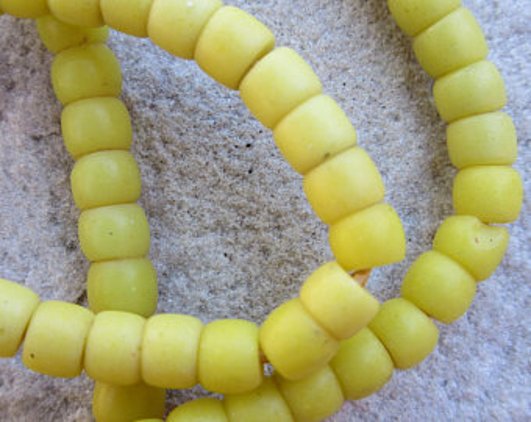 Yellow Masai Beads