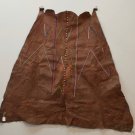 Masai Goatskin Beaded Womens Skirt.
