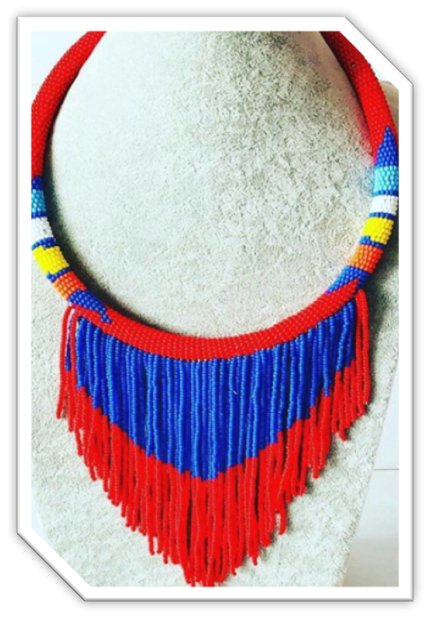Maasai bead necklace