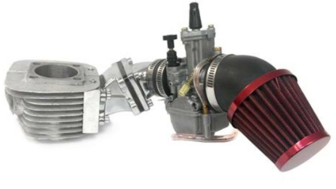 2 STROKE 66CC BAD A High Performance Motorized Bicycle Cylinder Carb Kit.