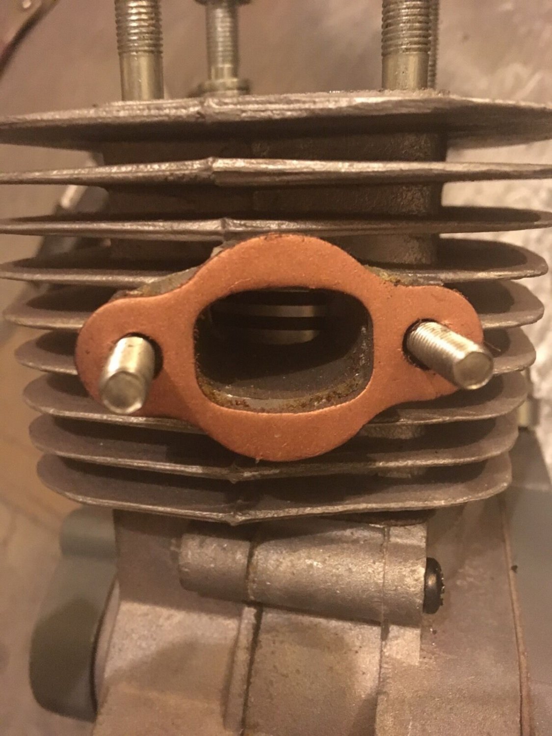 Head, Base, Intake,Exhaust, SOLID COPPER Gasket 2stroke 66cc Motorized