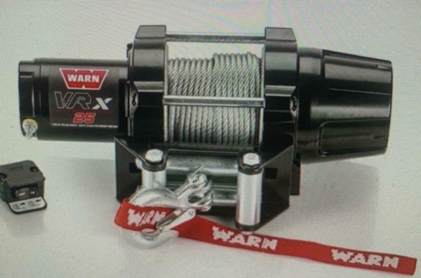 WARN VRX 2500LB UTV WINCH COMPLETE KIT FOR CANAM 20182019 DEFENDER