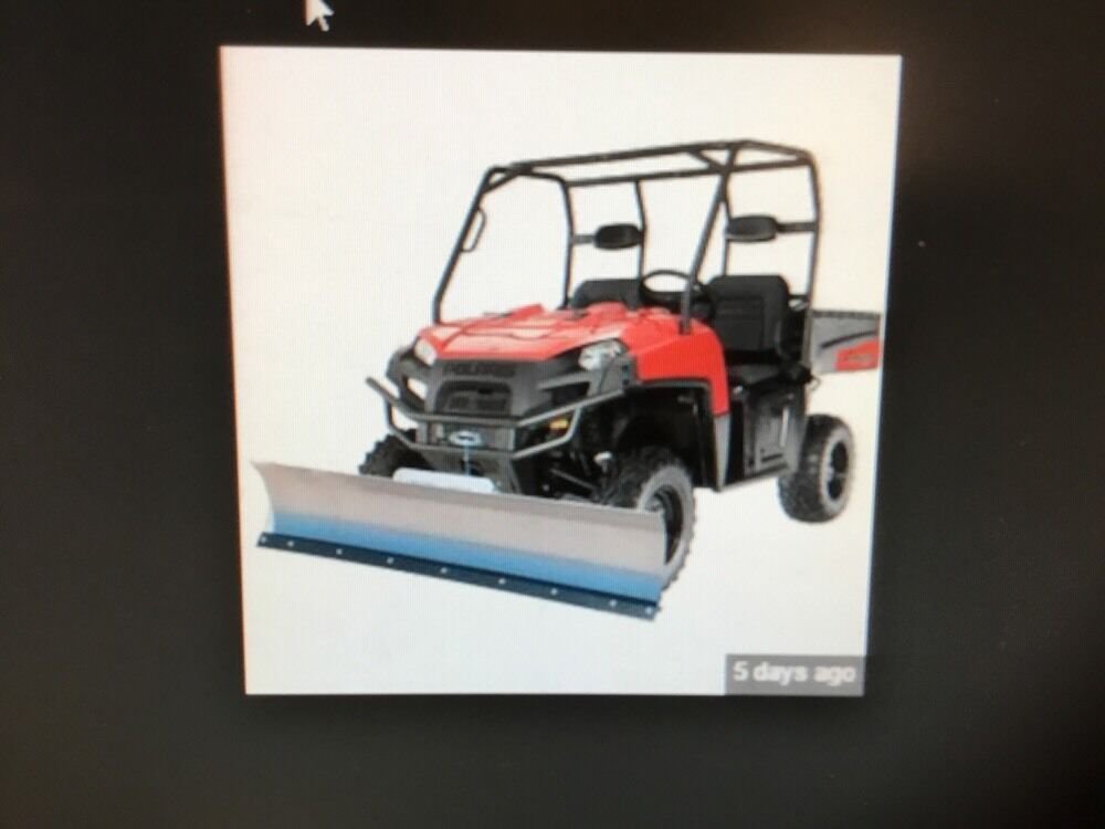 KFI 72" UTV Snow Plow Kit Polaris cont ranger 800 fullsize 6x6 1016