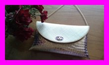 Unique women's handbag, eco-friendly 021