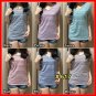 Vneck Short Sleeve Color Stripe Shirt / Women's Clothing / Clothing - CODE 622