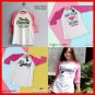 WOMEN'S CLOTHES RAGLAN LONG ARM T SHIRT GIRLS CHEAP DISTRO