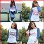 WOMEN'S CLOTHES RAGLAN LONG ARM T SHIRT GIRLS CHEAP DISTRO