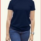 Tshirt / Plain T-Shirt Oneck Women / Girls, Combed Cheap Wholesale - Oneck Women