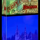 Europian Mini eBook ROMANIAN language phrases digital