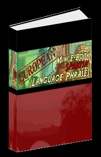 Europian Mini eBook SPANISH language phrases digital
