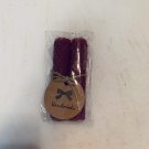Red, 4 Inch Hand Rolled Beeswax Candle Sticks