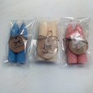 Baby Shower/Easter Bundle, 4 Inch Tapered Hand Rolled Beeswax Candle Sticks