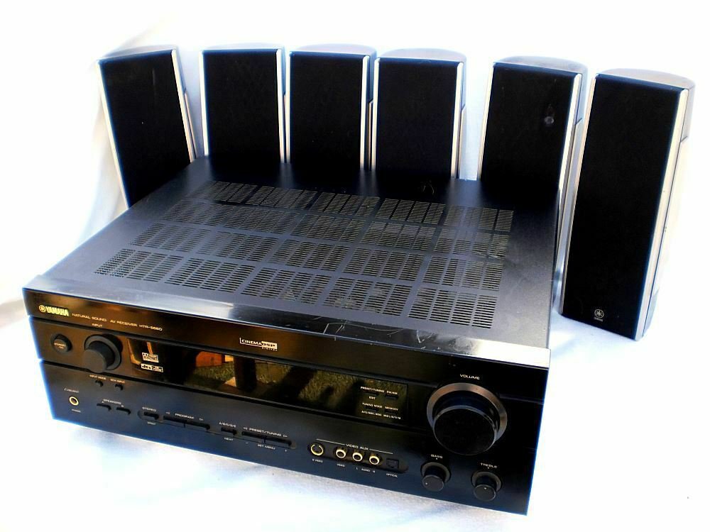 Yamaha HTR5660 6Channel Digital Home Theater Receiver and Six Speakers
