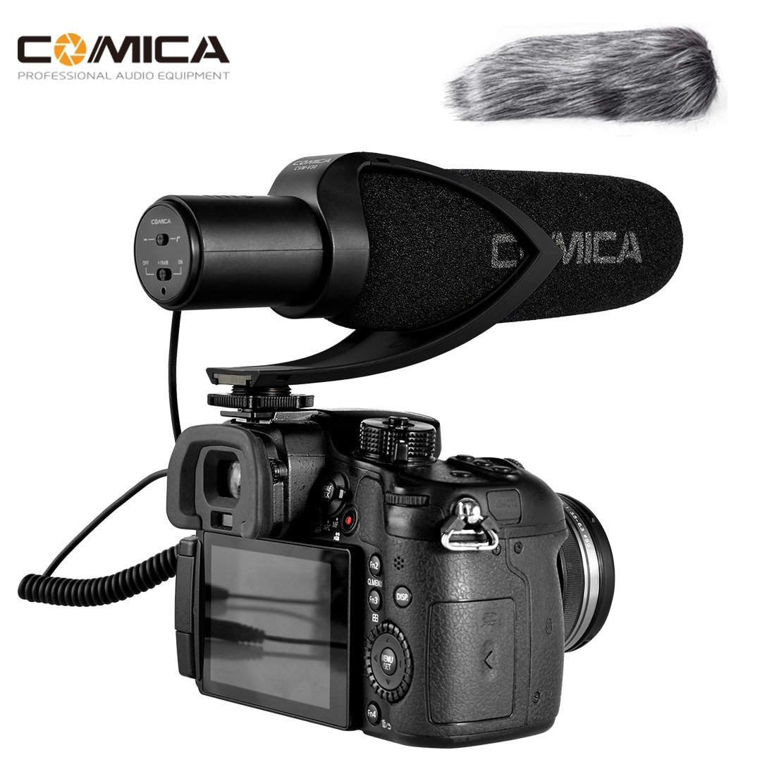 Comica CVM V30 PRO Hypercardioid Condenser Microphone Interview Video Recording microphone Mic for D