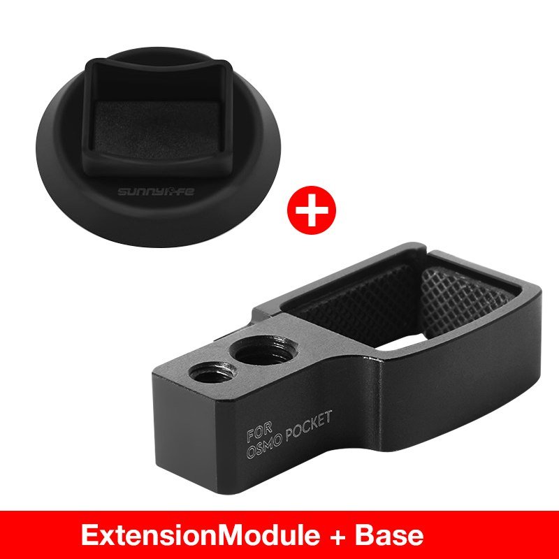 DJI Osmo Pocket Accessory Mount Extension Module for Osmo 4K 3-axis Gimbal Mounting Ring with 1/4 3/