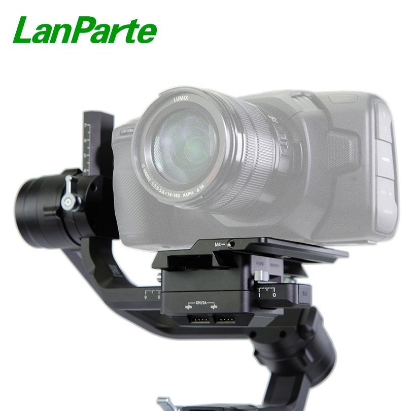 Lanparte Ronin S Offset Camera Plate 120g Camera Base Bottom Plate for BMPCC 4K Blackmagic for DJI R