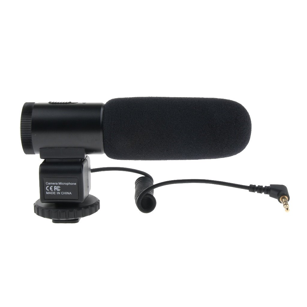 MIC-03 3.5mm Camera Shotgun Mic Microphone for Sony for Canon for Nikon Olympus DSLR