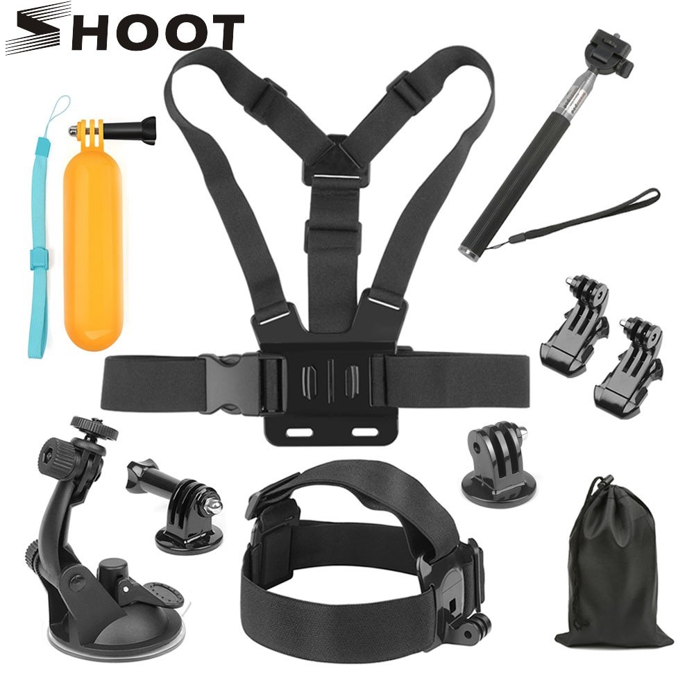 SHOOT Action Camera Accessory for GoPro Hero 7 6 5 4 Black Xiaomi Yi 4K Lite 2 SJCAM SJ7 Eken H9 Go
