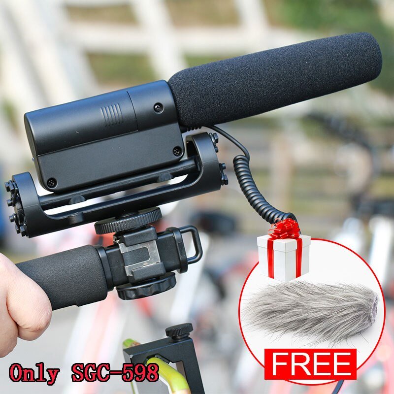 Ulanzi Original TAKSTAR SGC-598 Photography Interview Shotgun MIC Microphone for Nikon Canon DSLR Ca