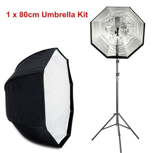 Viltrox 80cm/120cm Octagon Umbrella Photo Softbox Studio Reflector+74.8 Light Stand+Flash Bracket k