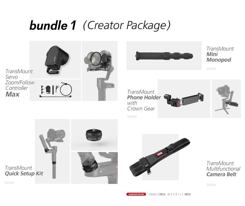 Zhiyun Servo Follow Focus Phone Holder Monopod for Zhiyun Weebill lab Handheld Stabilizer Zhiyun wee