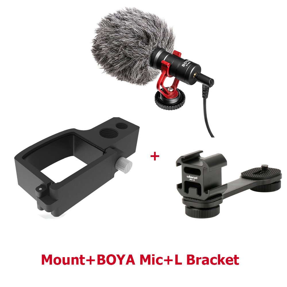 dji osmo pocket handheld accessories mount Microphone L Bracket LED video light Mic Stand for DJI Po