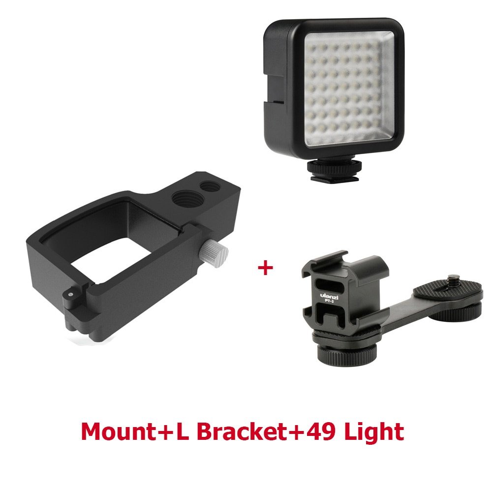 dji osmo pocket handheld accessories mount Microphone L Bracket LED video light Mic Stand for DJI Po