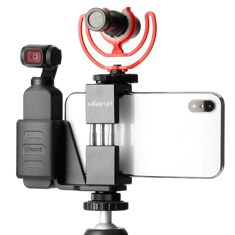 DJI Osmo Pocket Accessories Phone Mount Clip Holder for Osmo Pocket Handheld Gimbal with Cold Shoe B