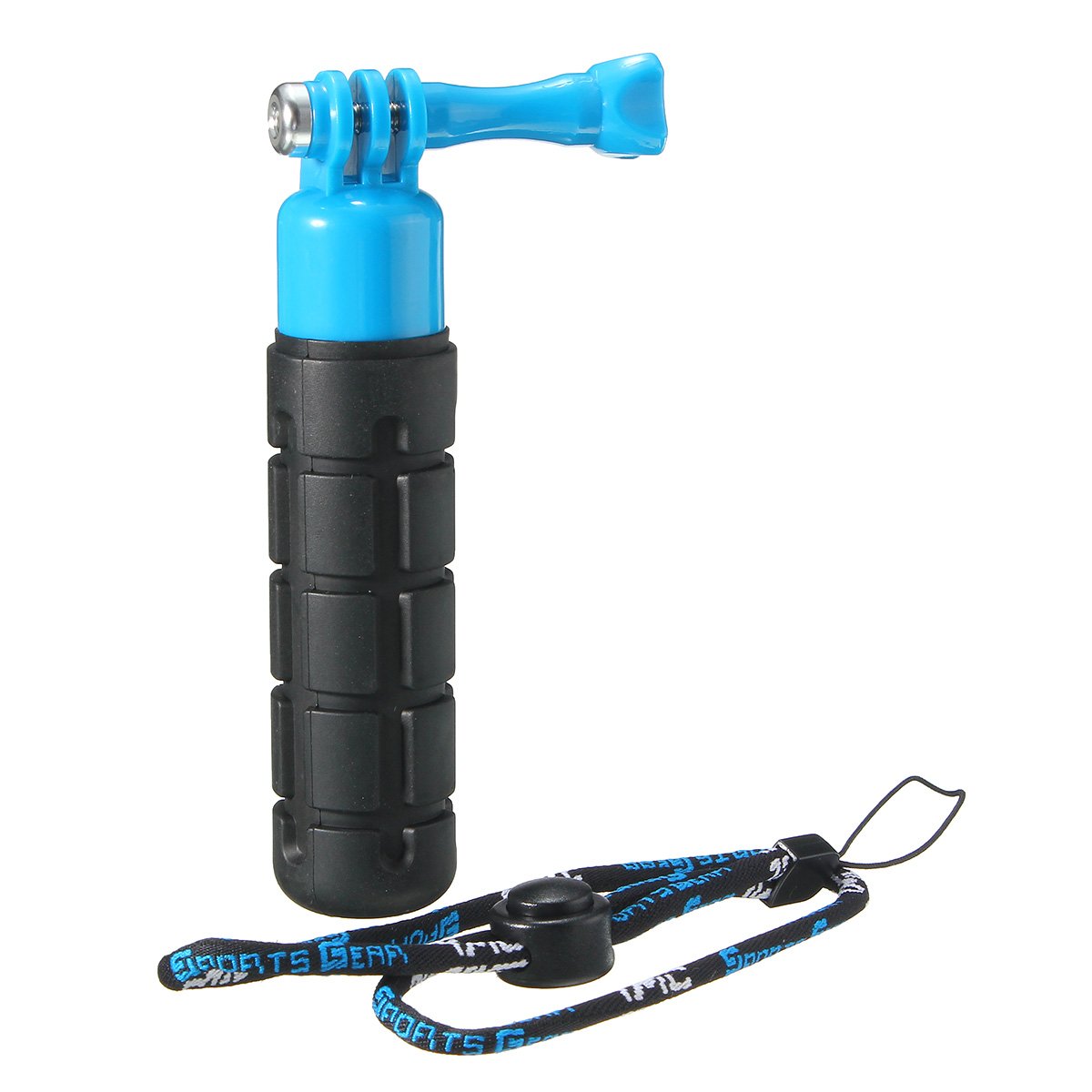Pole Non-slip Rubber Handheld Monopod Selfie Stick For Gopro Hero 3 Plus 4 - Blue