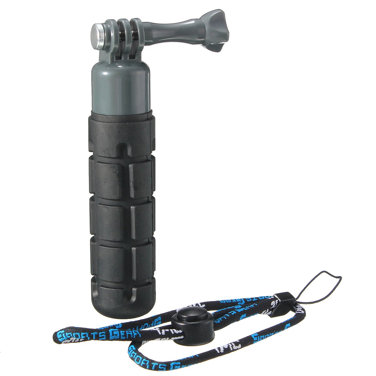 Pole Non-slip Rubber Handheld Monopod Selfie Stick For Gopro Hero 3 Plus 4 - Gray