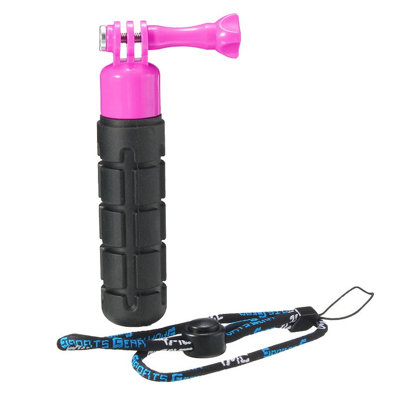 Pole Non-slip Rubber Handheld Monopod Selfie Stick For Gopro Hero 3 Plus 4 - Purple