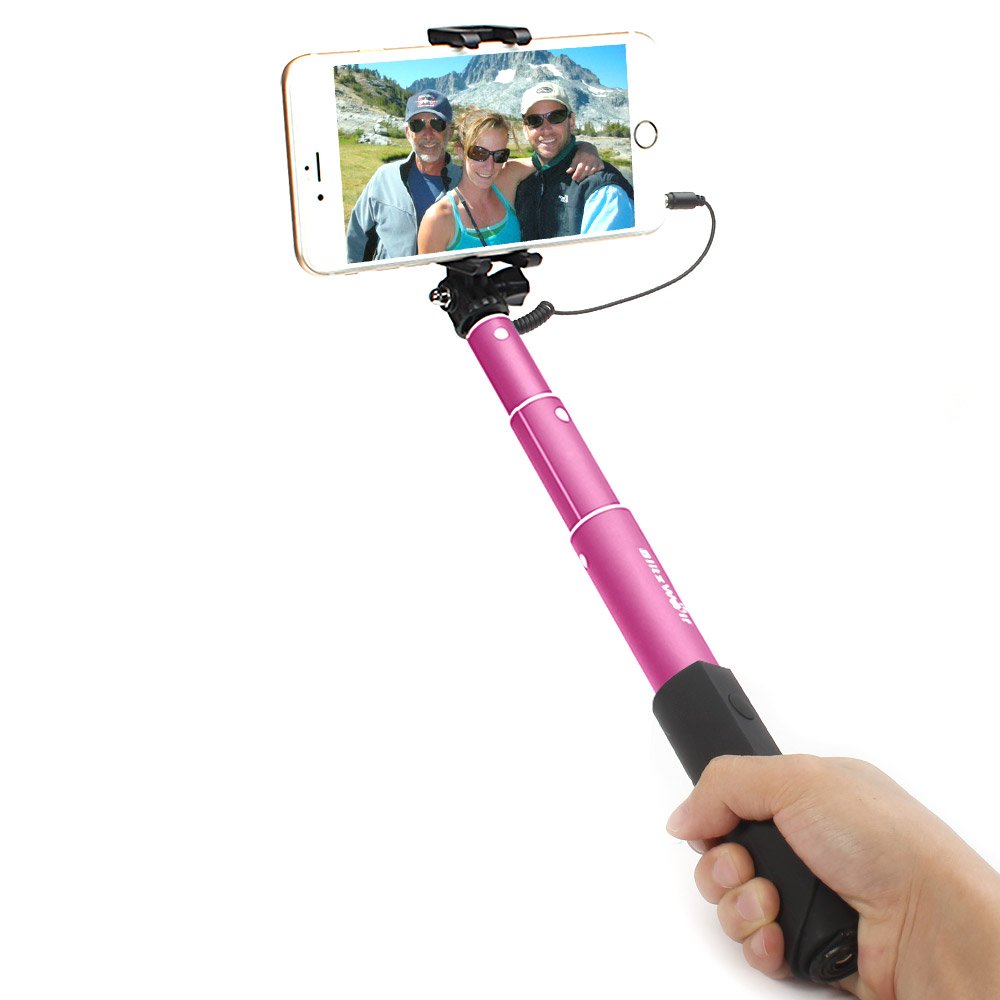 BlitzWolf® BW-WS1 Mini Extendable Wired Selfie Stick Monopod For iPhone 6 Samsung Galaxy Smartphone