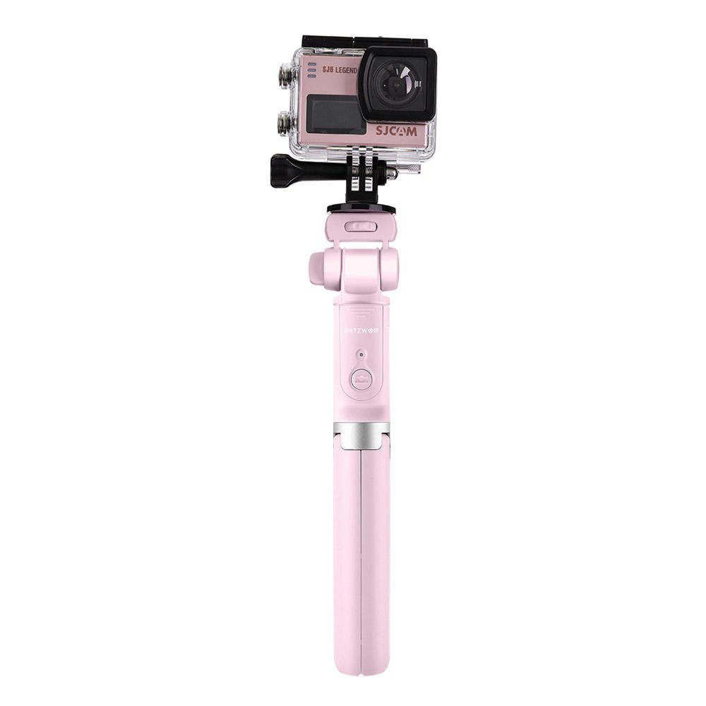 BlitzWolf BW-BS3 Sports Versatile 3 in 1 bluetooth Tripod Selfie Sticks for Sport Camera Phone - Pin