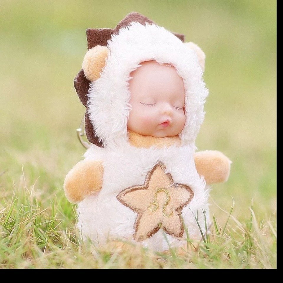 Baby Doll Key Chain brown2