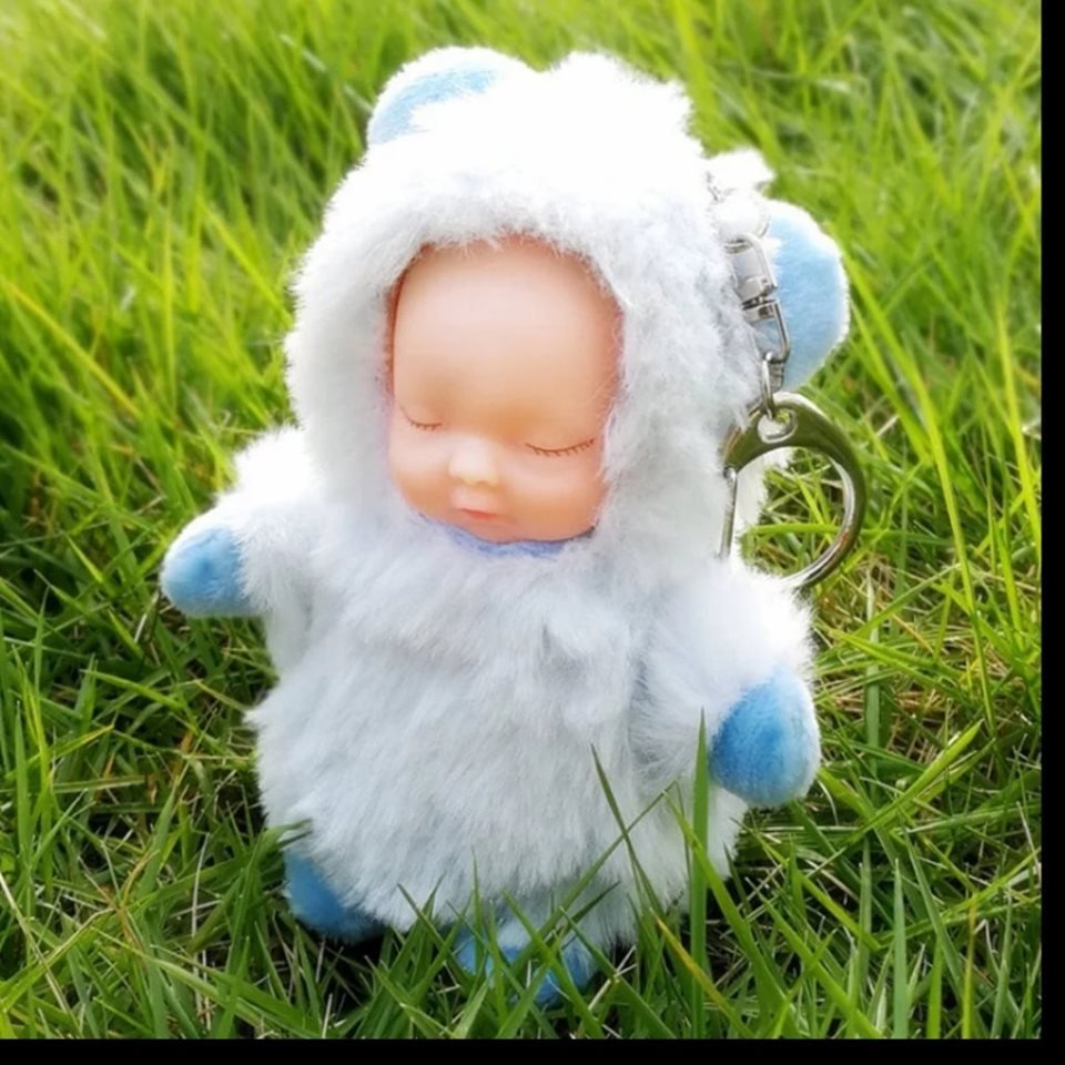 Baby Doll Key Chain blue2