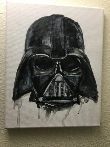 DARK VADAR  MAY THE 4th   Original Painting  #starwarsday #maythe4th